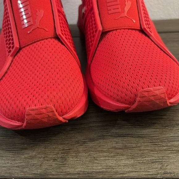 EUC [Fenty x PUMA] Rhianna Trainer in High Risk Red Athletic Sneakers Womens 6.5 - Picture 12 of 15